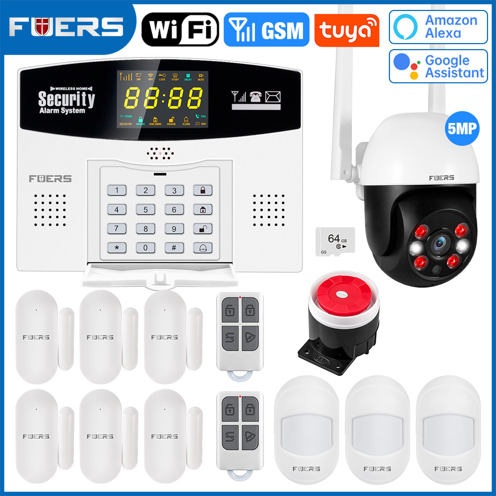 Fuers Tuya Smart Alarm System  - огляд і ціна Home Security Front Door Camera