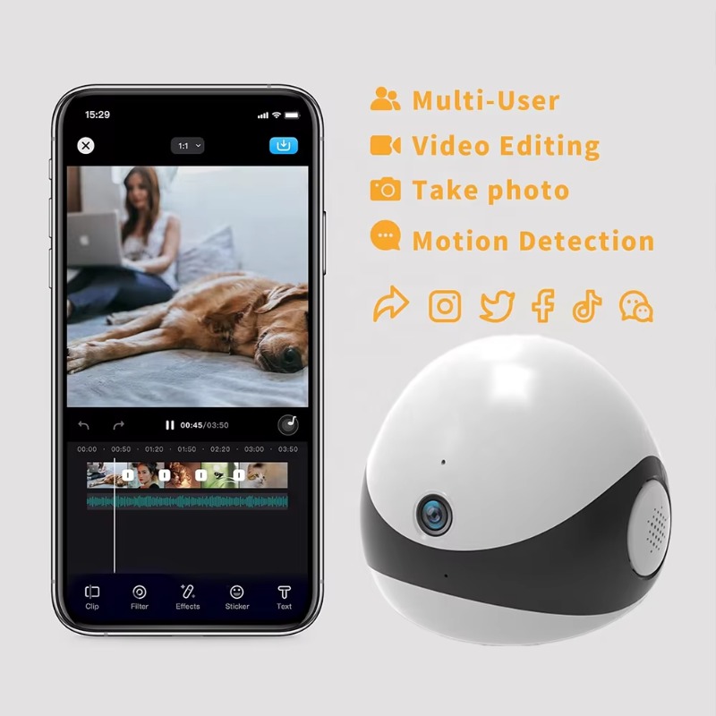 Wireless 2K HD Mobile Pet Comp - огляд і ціна Home Security Robots