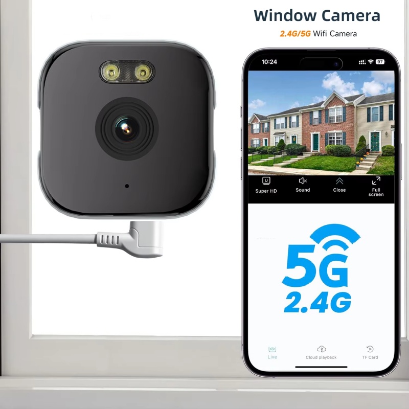 4K Window Camera 5GHz WiFi Ind - огляд і ціна Home Security Robot