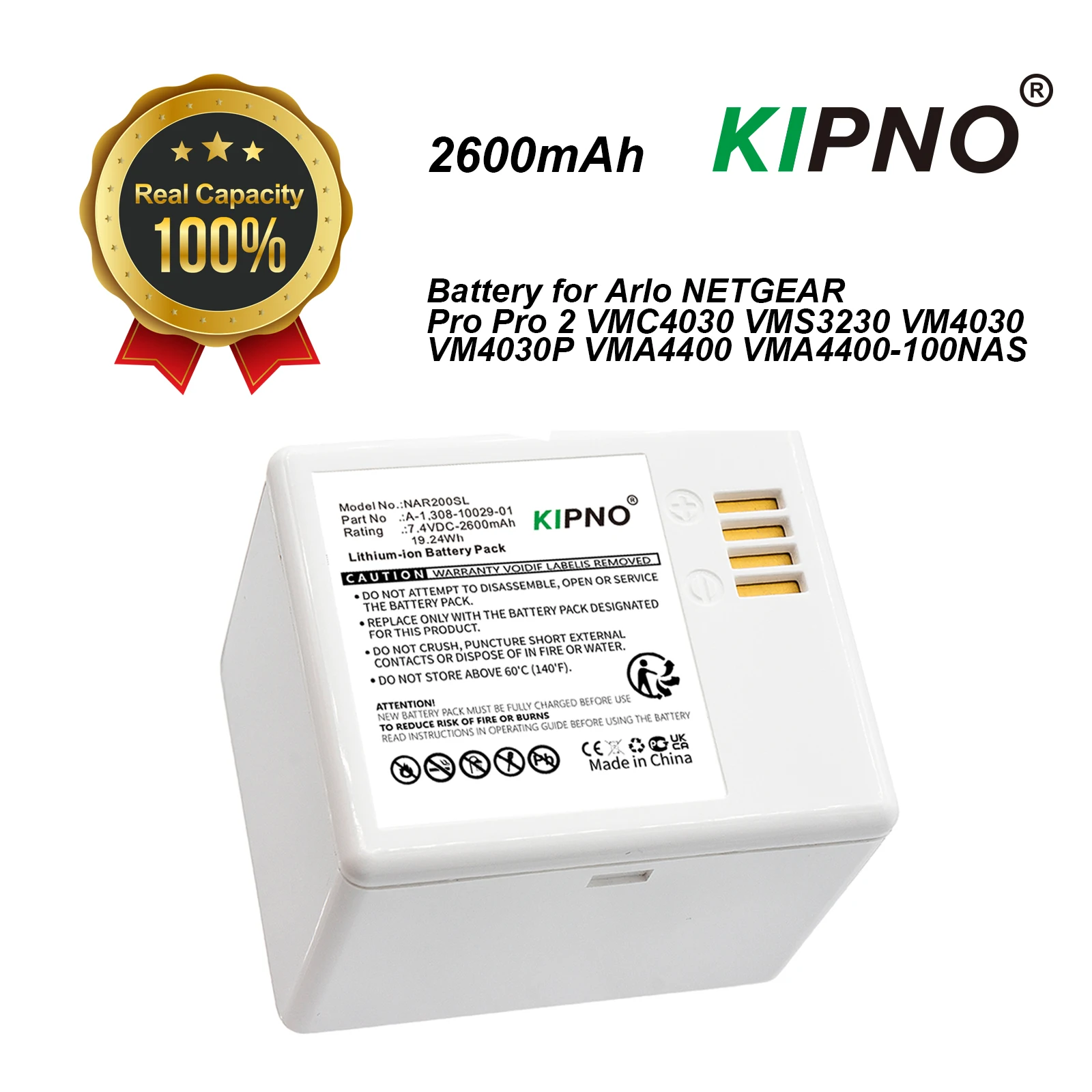 KIPNO Replacement Battery A-1  - огляд і ціна Home Security Battery Replacement