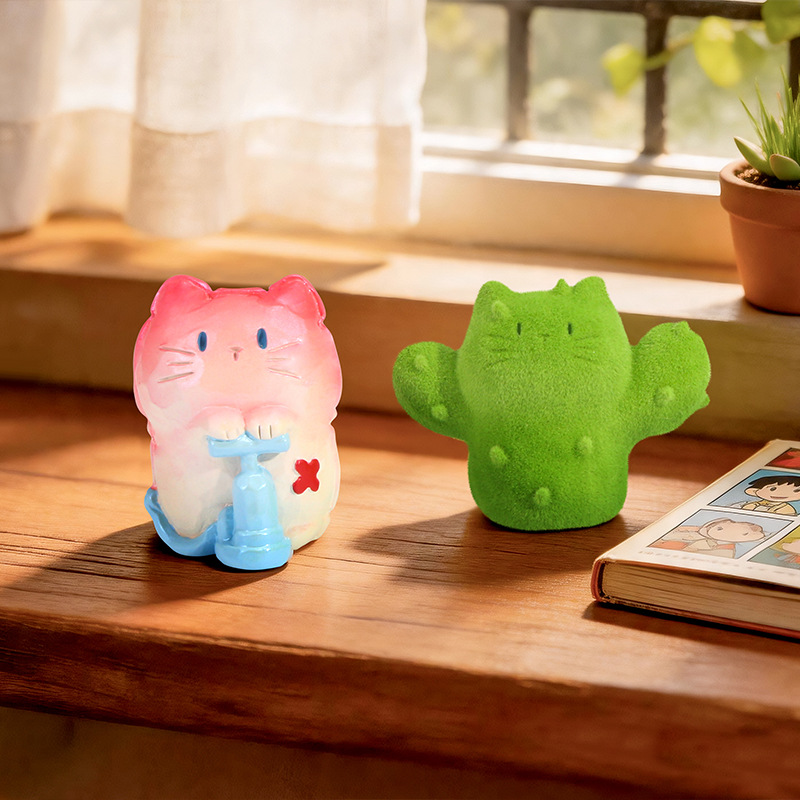 Cute Cat Blind Box Figure Resi - огляд і ціна Home Security Items