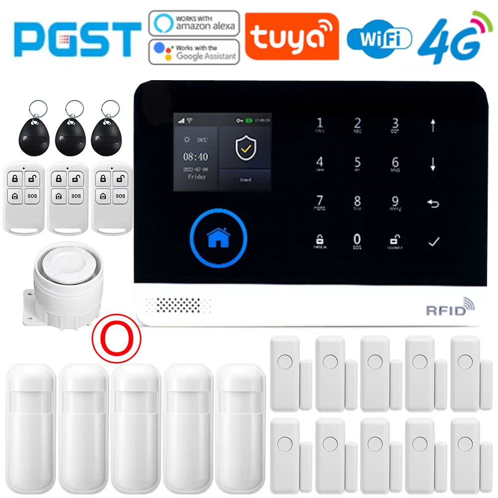 PGST Home Alarm System, WIFI S - огляд і ціна Sim Gsm Alarm
