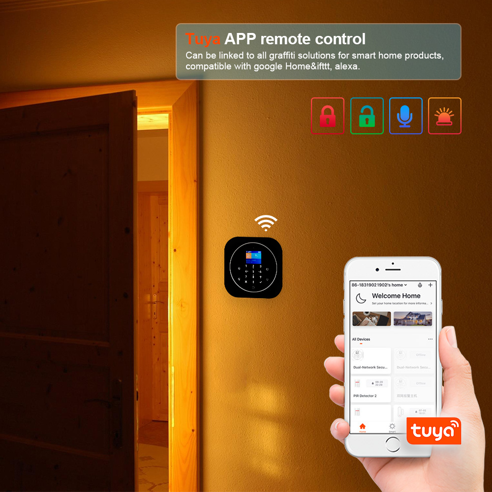 KERUI G12 Wireless Tuya Home A - огляд і ціна Sim Gsm Alarm