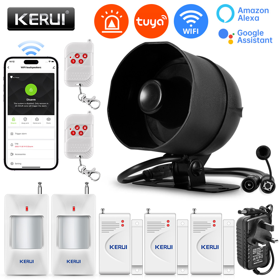 KERUI 120db Siren Alarm System - огляд і ціна Sim Gsm Alarm