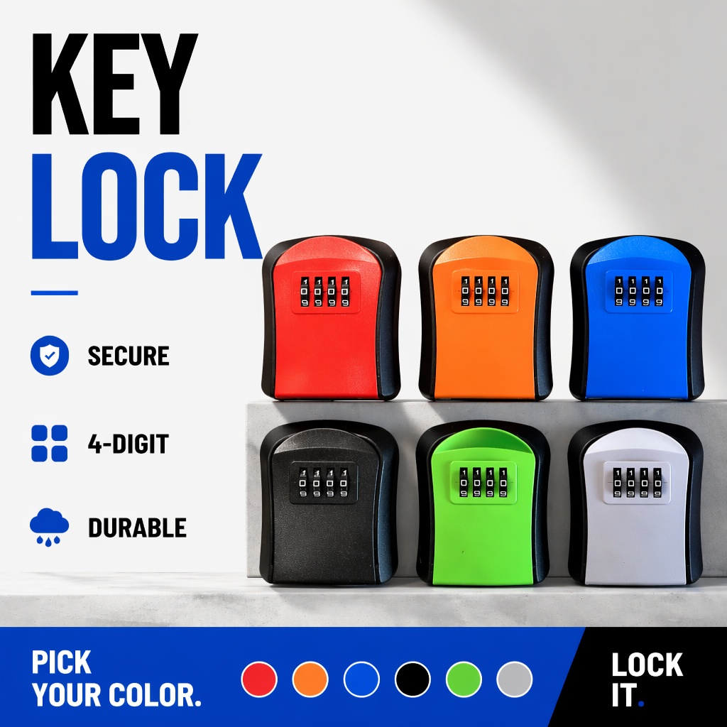 Wall Mount Waterproof Key Stor - огляд і ціна Home Security Box