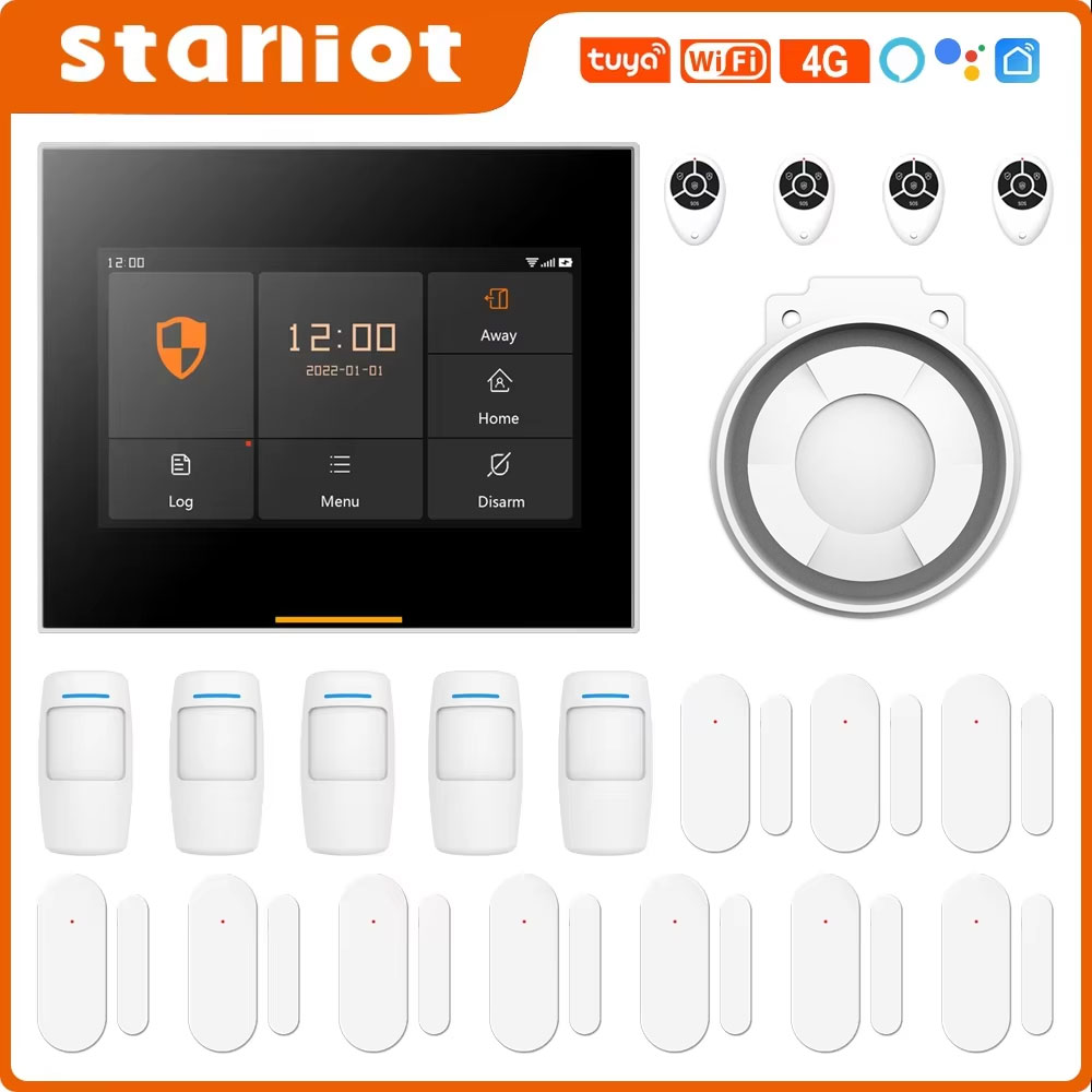 Staniot 433MHz Wireless Wifi 4 - огляд і ціна Sim Gsm Alarm